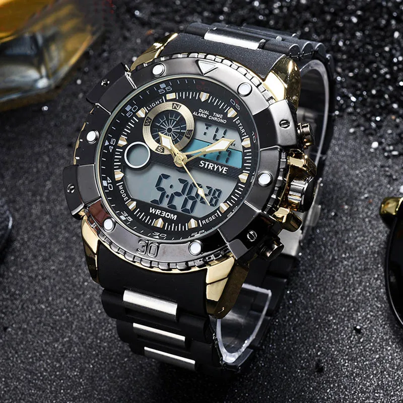 

Fashion Luxury Brand Mens Watch Dive 30m Digital Military Watches Men's Sports Casual Electronics Wristwatches Relojes Sale