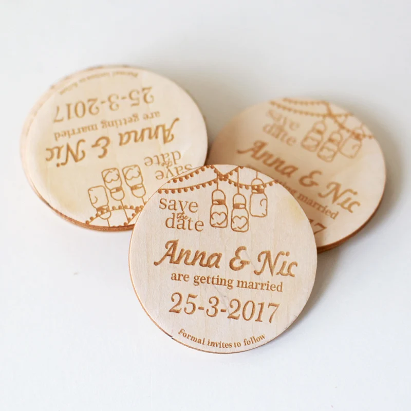  Wedding Save the Date Magnets Personalized Elegant Wedding Invitation Wedding Postcard Save the Dat - 32623860736