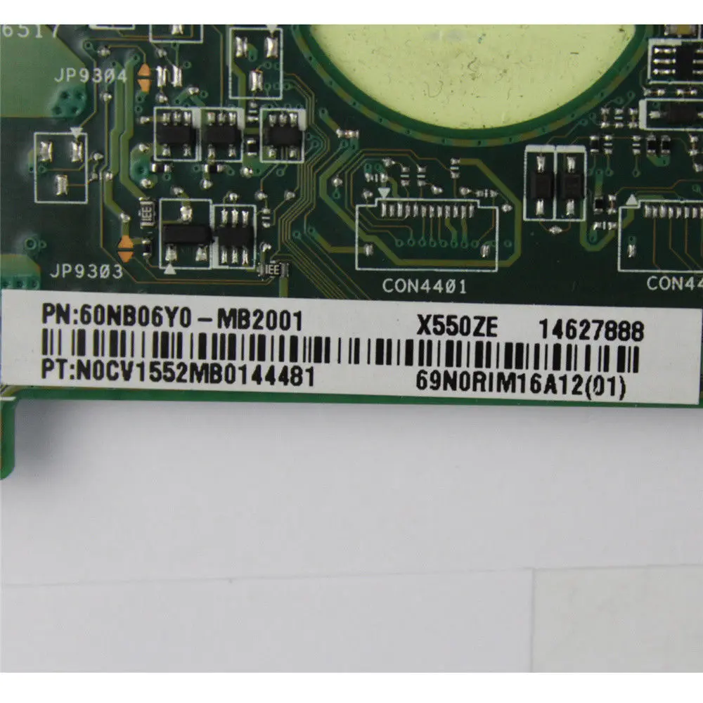 X550ZE motherboard REV2.0 A10-7400 LVDS CPU mainboard For ASUS X550Z X550ZE X550 X550ZA K550Z Lapto