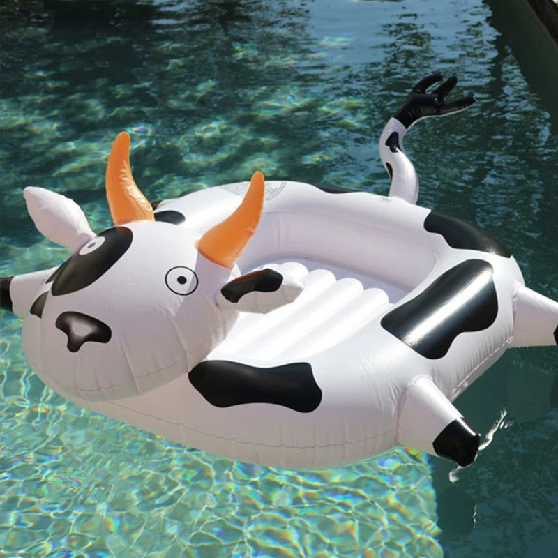 inflatable cow pool float