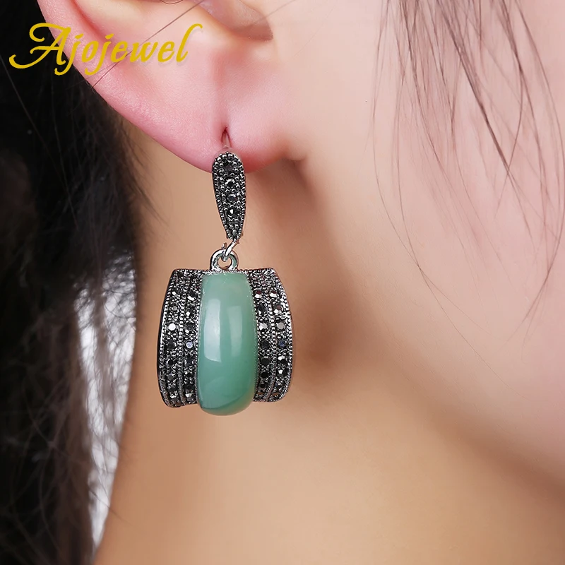 Женский комплект из колье и серёг под античное серебро|necklace and earring set|designer jewelry