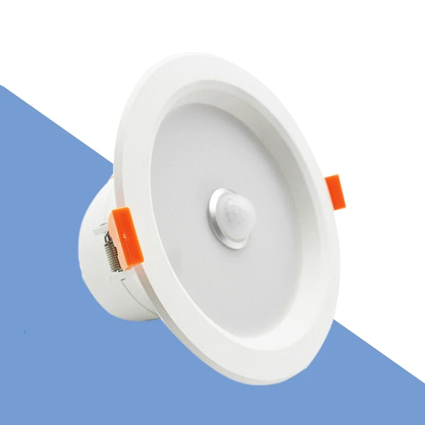 

Spot Lamp LED Wireless PIR Sensor 6W Downlights Intelligent Infrared Induction SMD 12W 110~240V Recessed Ceiling