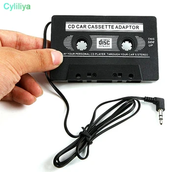 

100pcs/lot*3.5mm jack CAR Audio CASSETTE TAPE ADAPTER FOR
