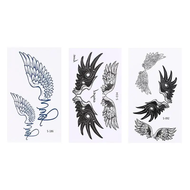 

1pcs Body Art Tattoo Sticker Wings Waterproof Water Transfer Arm Leg Decal Decor