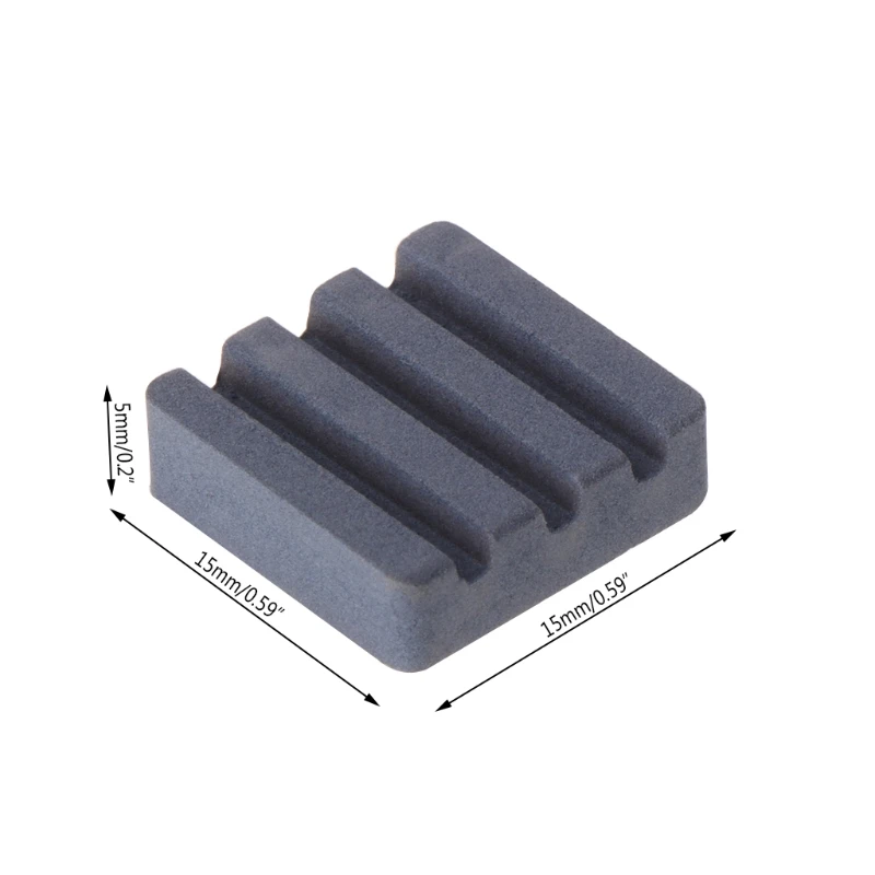 1 Set 10 PCS Ceramic Heat Sinks CPU Cooling dissipador for Raspberry Pi 3 2B Orange Pi Black