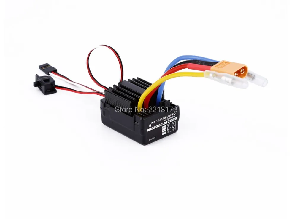 Dragon model WP 1040 60A Waterproof Brushed ESC Controller for Hobbywing Quicrun Rc Car Motor