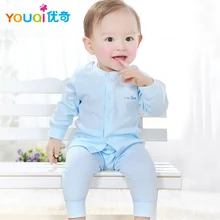 Комплект нижнего белья для новорожденных из хлопка без костей, летняя одежда для сна