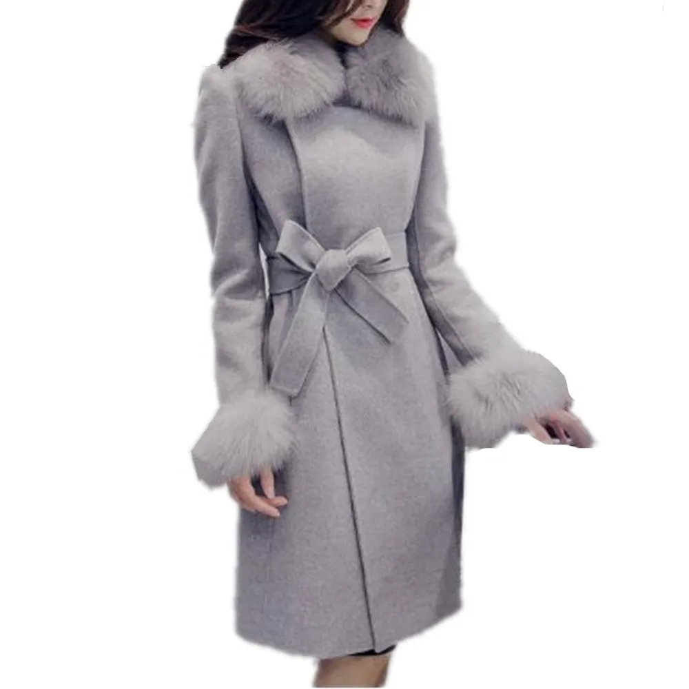 Lisa Colly Женское шерстяное пальто высококачественное зимнее пальто куртка женская тонкая шерстяная длинная кашемировая Куртка Пальто Толстая теплая верхняя одежда