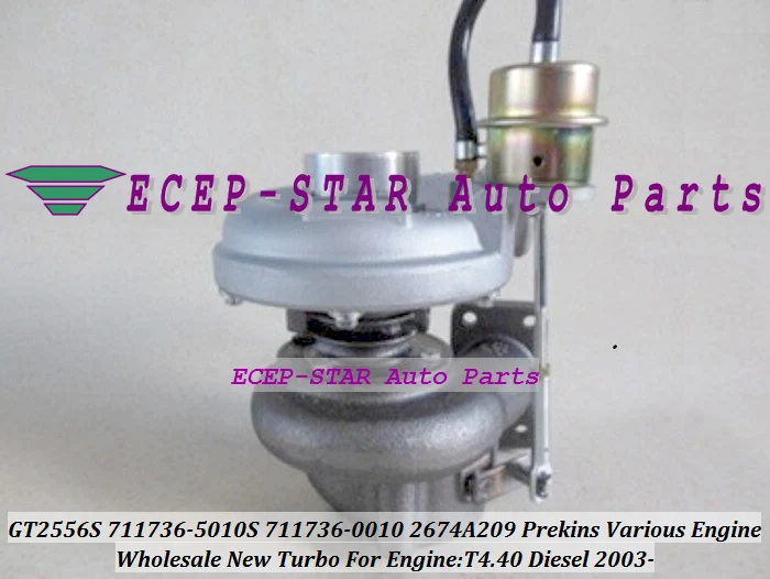 GT2556S 711736-5010S 711736-0010 2674A209 Turbocharger Turbo For Prekins Various Engine T4.40 Diesel 2003- (4)