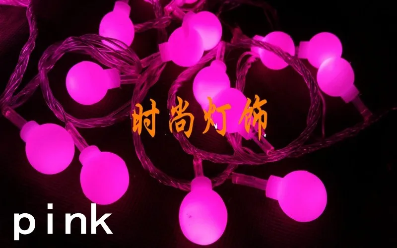 Corda de Fadas Festa de Casamento Natal ao ar Bolas Luzes Decorativas Bateria Operado Livre Guirlanda Decoração 100 m 800 Led 27 fairy string