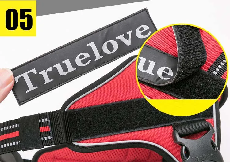 Truelove Large Small Soft Dog Harness Vest Nylon Sturdy Handle Removeable Pad Pet Harness Dog Vest Training Harnesses For Dogs (10)