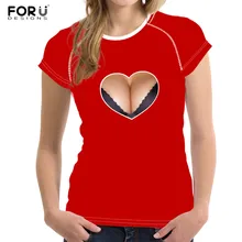 FORUDESIGNS/спортивные рубашки для фитнеса для женщин с 3D забавным принтом поддельные груди быстросохнущие женские рубашки для бега Бодибилдинг Спортивная футболка