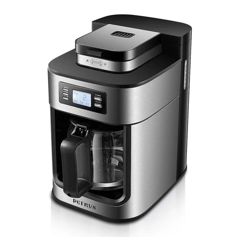 PE3200 кофемашина домашняя Автоматическая шлифовальная фасоль свежеприготовленная американская кофейная машина горшок
