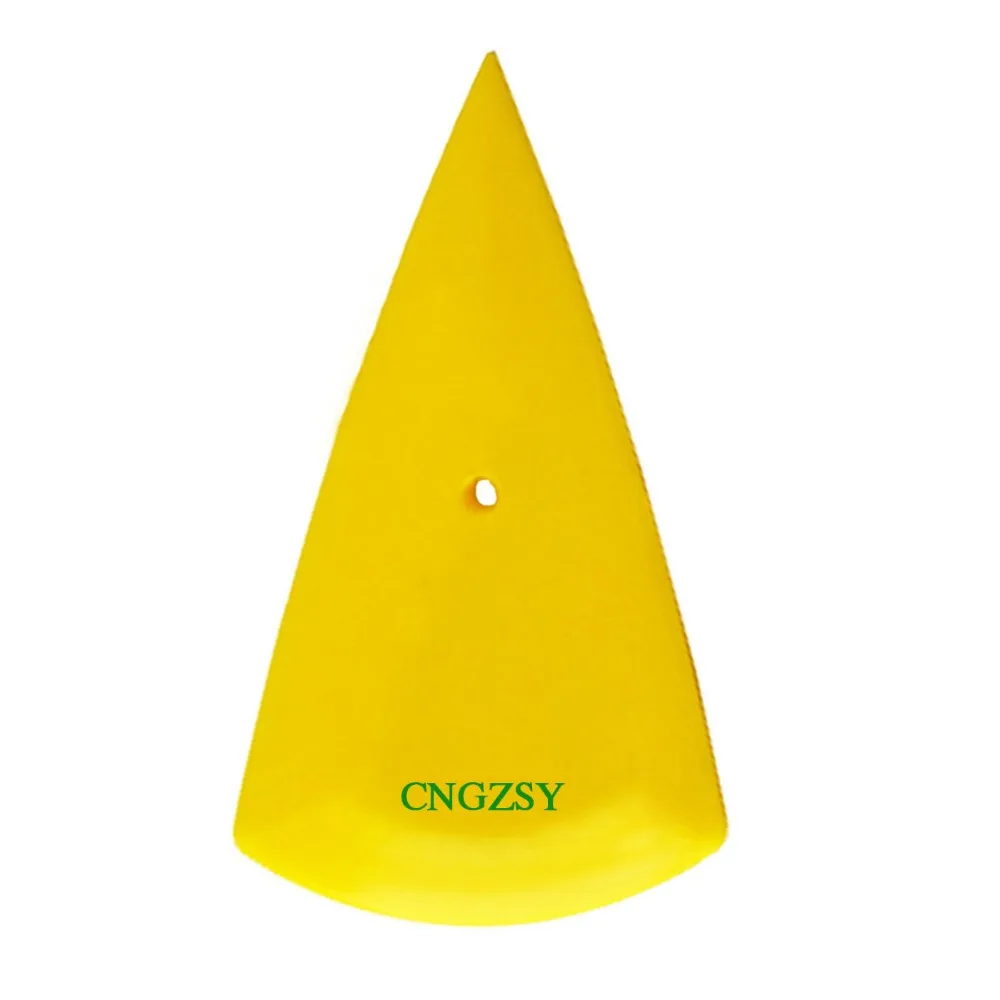 CNGZSY 50pcs Window Sticker Vinyl Card Scraper Contour Go Corner Squeegee Car Film Wrap Foil Install Car Styling Tools 50A13