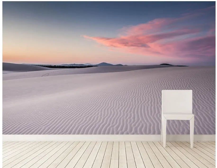 3d mural wallpaper Simple desert landscape personality wall mural