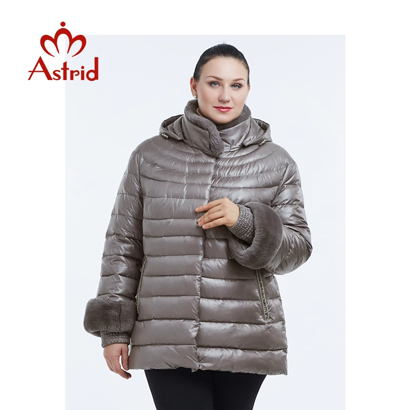 

2019 Astrid New Autumn Jacket Parka Women Winter Coat Warm Outwear Thin Cotton-Padded Jackets Coats High Quality FR-2036