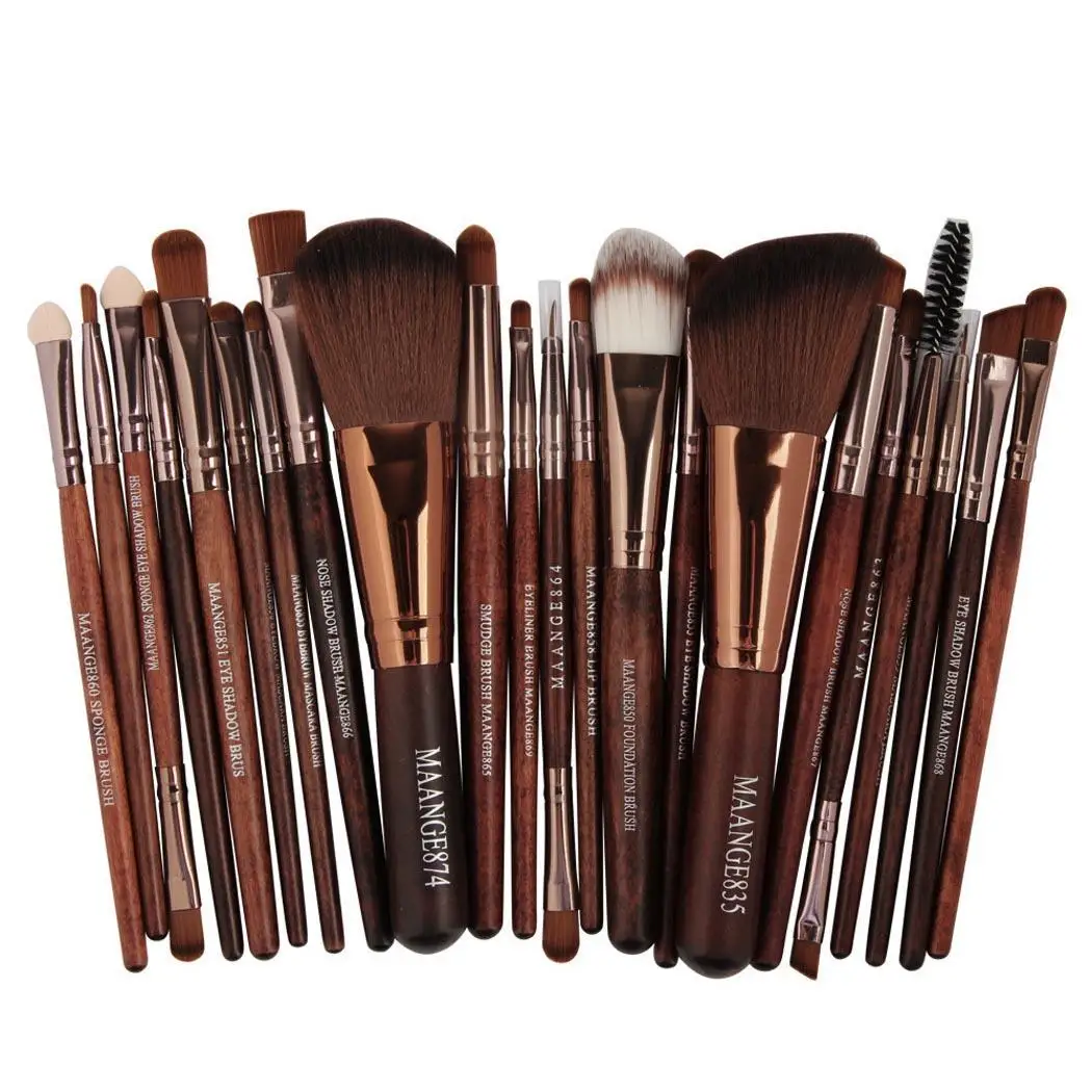 Pаспродажа Сделать 22 шт. косметический набор кистей для макияжа Тени для век Фонд профессиональный up Brush