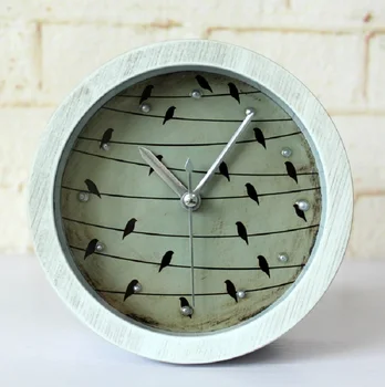

Flying Swallow imitation wood home decor reloj despertador al fajr clock watches quartz digital automobile clock retro watch