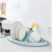 2016 New triangles Drain multifunction storage rack storage racks kitchen Tableware bandeja Storage Trays SN015