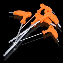 T Type Handle Allen Key Metric 2.5mm 3mm 4mm 5mm 6mm 8mm 10mm 12mm 14mm T-handle Chave Hex Key Wrench Spanner CR-V Nickel steel 1pcs high quality cr v ratcheting allen wrench ratchet wrenches key hex multi tools double end spanner metric 4 17mm
