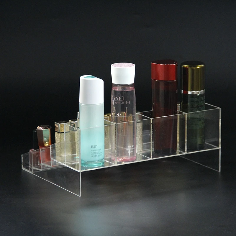 Контейнер для макияжа, акриловый прозрачный контейнер для хранения косметики, чехол для хранения губной помады, органайзер для макияжа