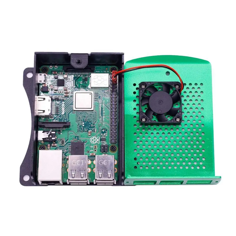 Чехол для Raspberry Pi 3 алюминиевый теплоотвод металлический корпус чехол RPI Model B