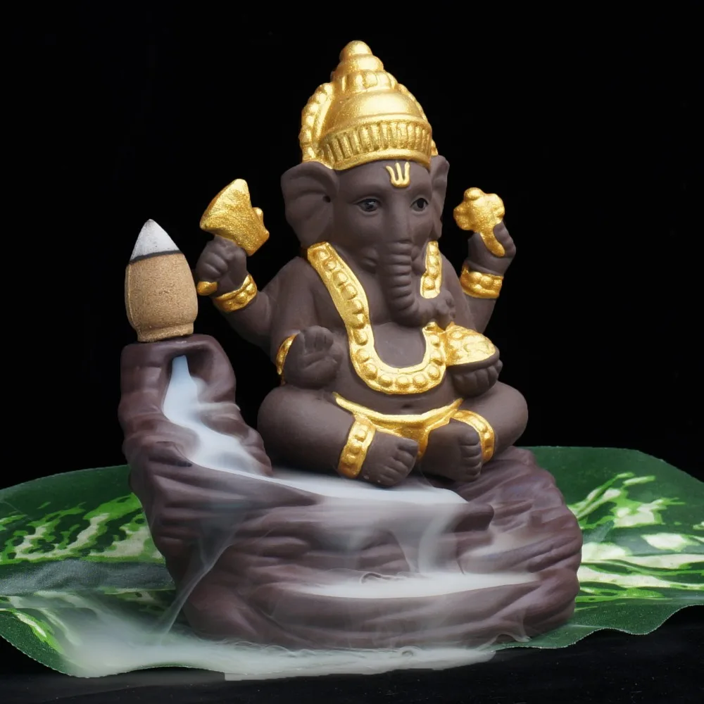Ganesha статуя Будды благовония горелка основание для домашнего декора