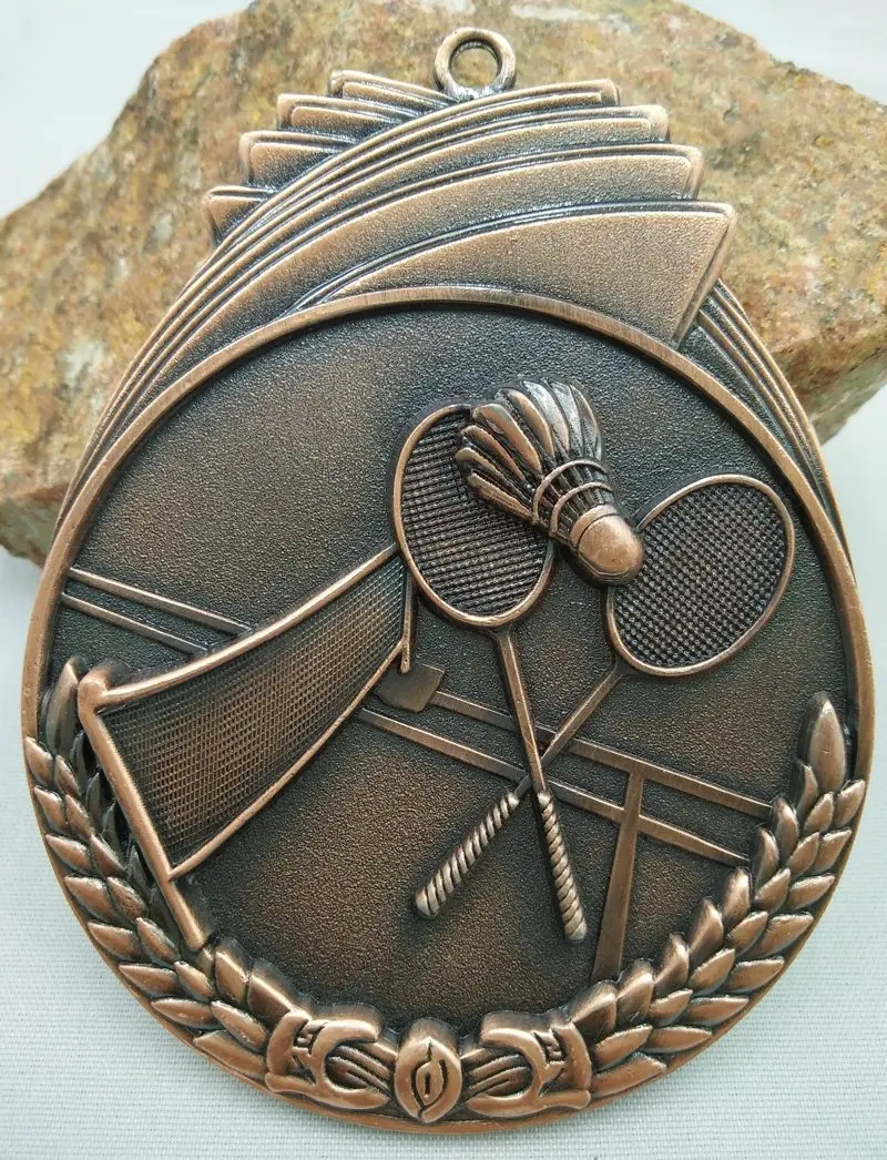 

Badminton School Sports Medal Gold Silver Bronze Communication Ability/self-confidence Developing Unisex Gymnastics Metal