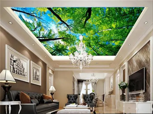 Benutzerdefinierte größe 3d fototapete wohnzimmer schlafzimmer decke ... Benutzerdefinierte größe 3d fototapete wohnzimmer schlafzimmer decke ...