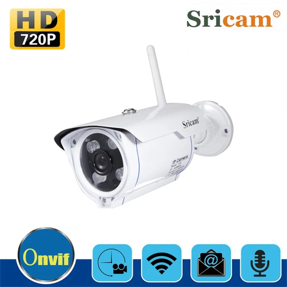 Sricam SP007 HD 720 IP камера wifi 2,4 P2P Водонепроницаемая уличная Беспроводная IP камера для смартфонов ПК