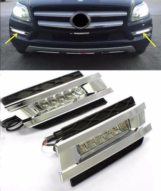 Car Styling Led Daytime Light For Mercedes Benz Gl Gl350 Gl400 Gl450 Car Styling Led Daytime Light For Mercedes Benz Gl Gl350 Gl400 Gl450 Gl500 X164 2006