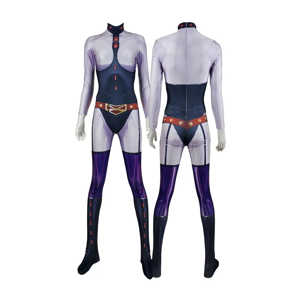 

My Hero Academia Midnight Cosplay Costume Anime Nemuri Kayama Lycra Zentai Bodysuit Halloween Party Suit