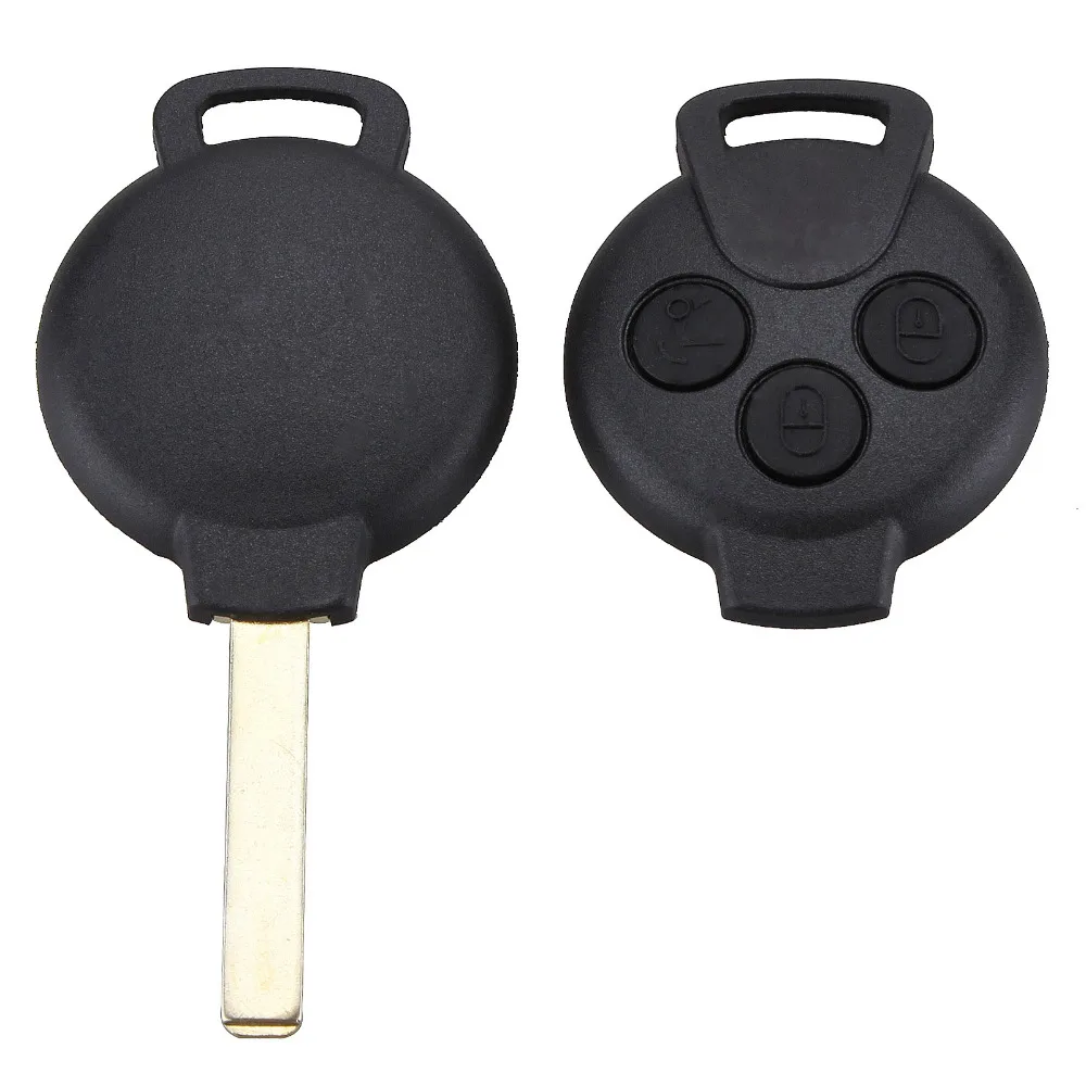QWMEND 3/4 кнопки Smart Car Key Shell для Mercedes Benz Fortwo 451 2007 2013 Автомобильный Брелок
