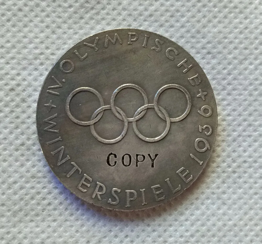 

1936 WW2 WWII German Berlin Olympics medal medallion COPY COIN commemorative coins-replica coins medal coins collectibles badge