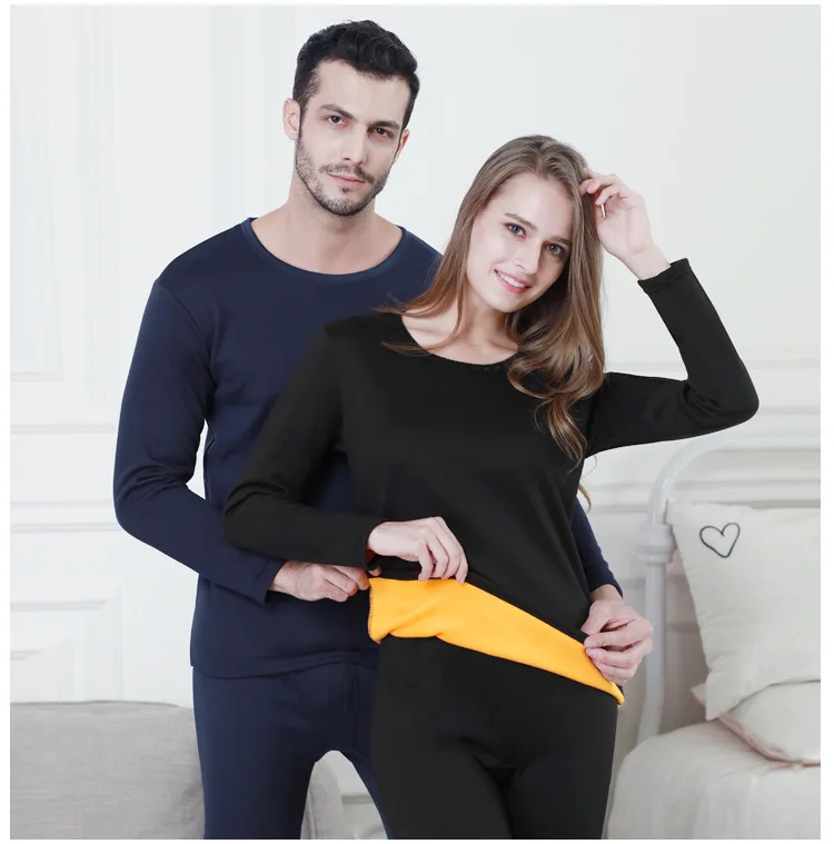 Thicker Velvet Winter Thermal Underwear women And Men Sets For Long Johns Hot-Dry Quick Anti-microbial Warm thermal 5XL 6XL