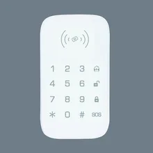 SmartYIBA 433 МГц Беспроводная сигнальная клавиатура с 2 шт. RFID Метка сенсорная RFID Клавиатура для умного дома wifi GSM сигнализация клавиатура с паролем