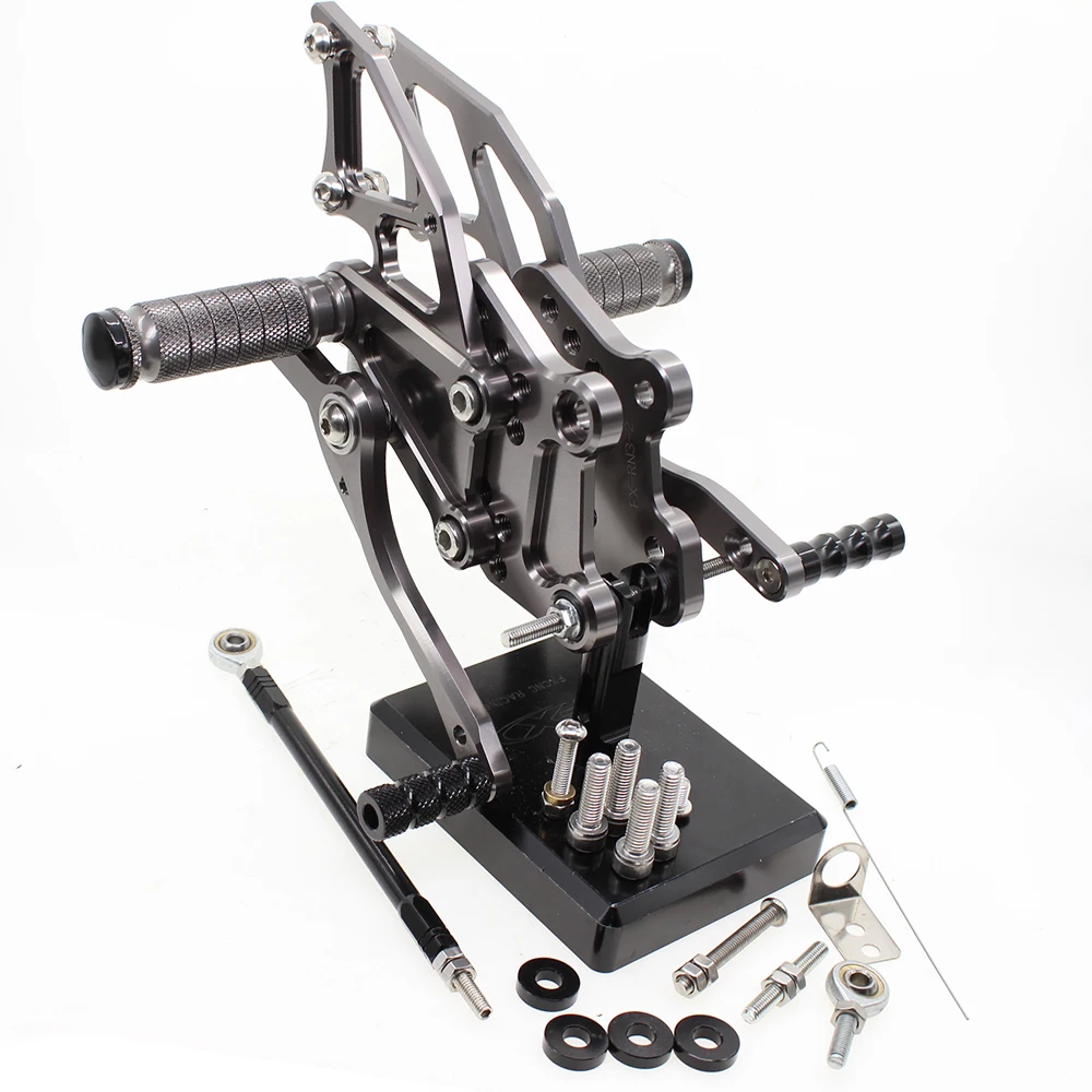Для Yamaha YZF R25 R3 R 25 R3- Алюминий CNC регулируемый мотоцикл Rider задние наборы Rearset подножка подножки