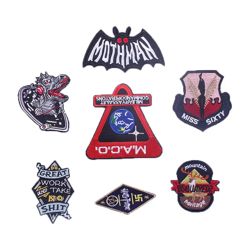 

10pcs/lot Embroidery Patches for Clothing Decoration Iron on Transfers