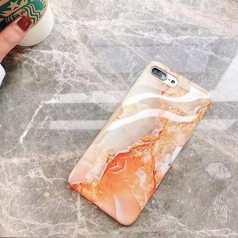 

Marble case for iphone XS Max XR XS case Granite painted tpu case For iphone 8 7 Plus X 6 6S Protective coque