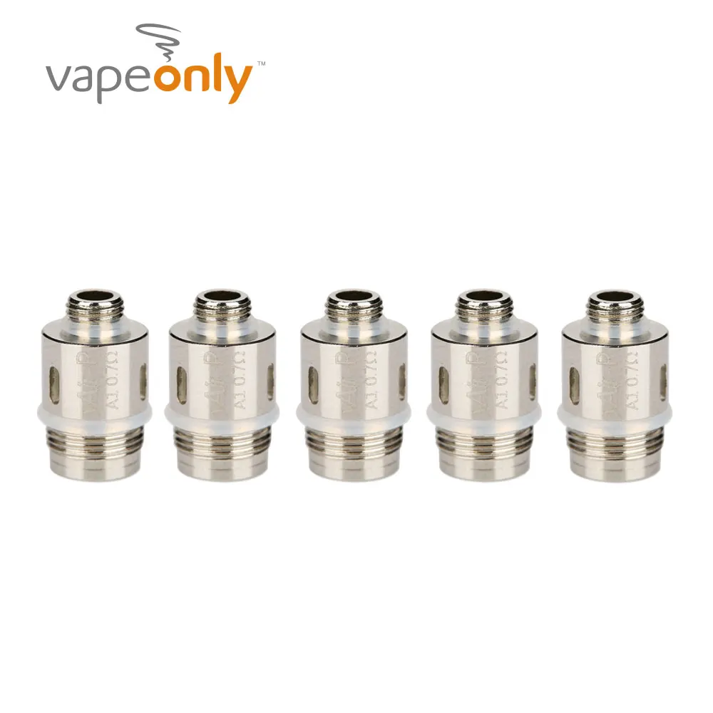 

5pcs Original VapeOnly vAir-P Coil 0.7ohm for vPipe 3Atomizer / Zen Pipe Kit VapeOnly vAir-P BVC Coil Head E cig Vape coils