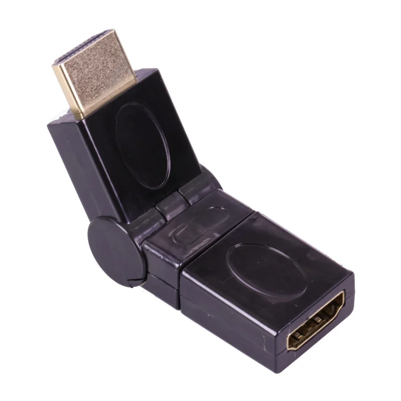 1 шт. HDMI Угловой адаптер 360 Вращающийся Мужчина к разъем с поддержкой 1920*1080 для