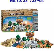 10733 723 шт мой мир крафт коробка Бела Строительные блоки 21135 игрушка