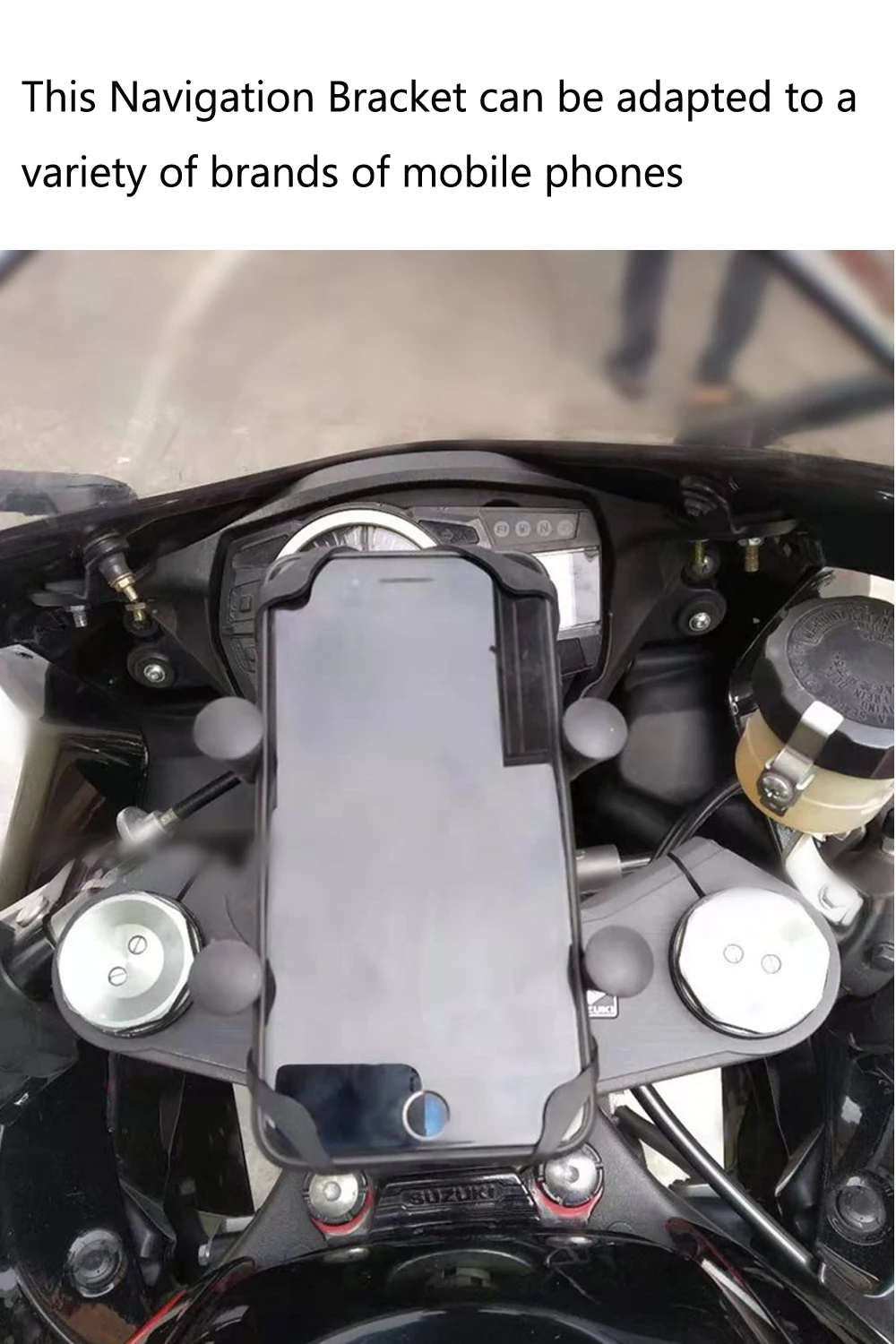 Держатель телефона для SUZUKI GSX1300R HAYABUSA 08-18, GSXR 1000 05-08, gsx-r 600/750 04-05 gps-навигатор для мотоцикла кронштейн