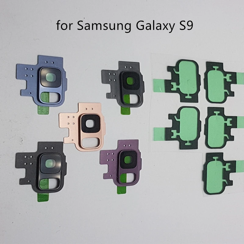 Стеклянная задняя камера для Samsung Galaxy S9/ S9 Plus G960f G965f крышка объектива с рамкой