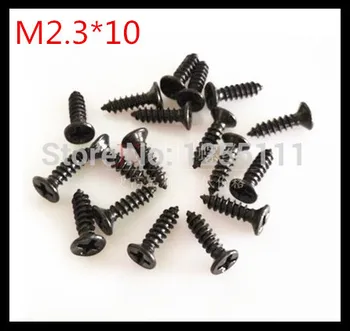 

1000 Pcs/Lot M2.3X10 Flat Head micro electronic cross recessed phillips countersunk self tapping screw