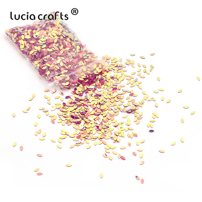 Lucia crafts 1 кор./лот 2*4 мм Красочные Пластик свободные блестки для домашние рождественские вечерние Свадебный декор конфетти DIY аксессуары D0915