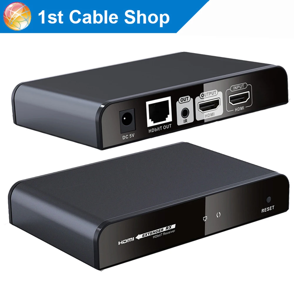 

LKV383Pro HDbitT HDMI Extender over IP by CAT5/5e/6 with IR&HDMI extender loop out up to 120M(LKV383 pro sender or receiver)