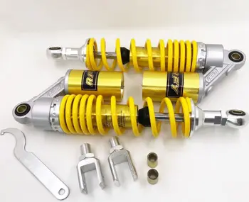 

Universal 12.5 "320mm Motorcycle Air Shock Absorber Rear Suspension For Yamaha Motor Scooter ATV Exchangeable U-shaped 335MM