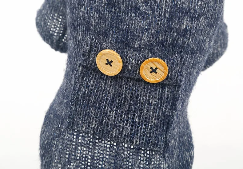 HOOPET собака кошка одежда маленькая кнопка Яркий шелковый turtleneckm два Средства ухода за кожей стоп тепло свитер Весенняя и осенняя одежда