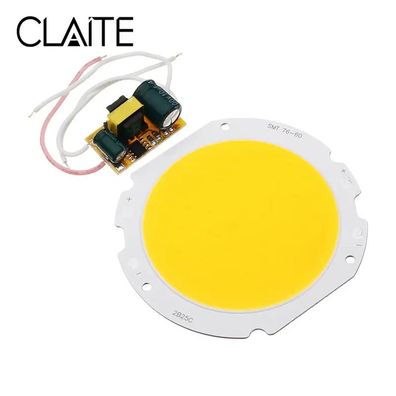 CLAITE AC90 240V 20 вт DIY светодиодный чип круглая доска Панель шарик с Питание